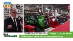 Sinop Tarım Fuarı Fikir babası Yılmaz Öz