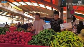 Bafra’da sizler için çarşıyı, pazarı gezdik…