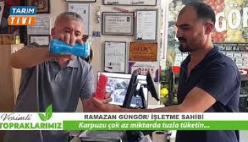 KARPUZU TUZLA TÜKETİN