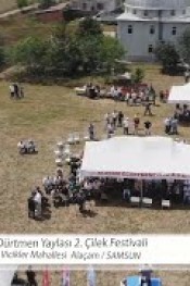 Dürtmen Yaylası 2. Çilek Festivali yapıldı.